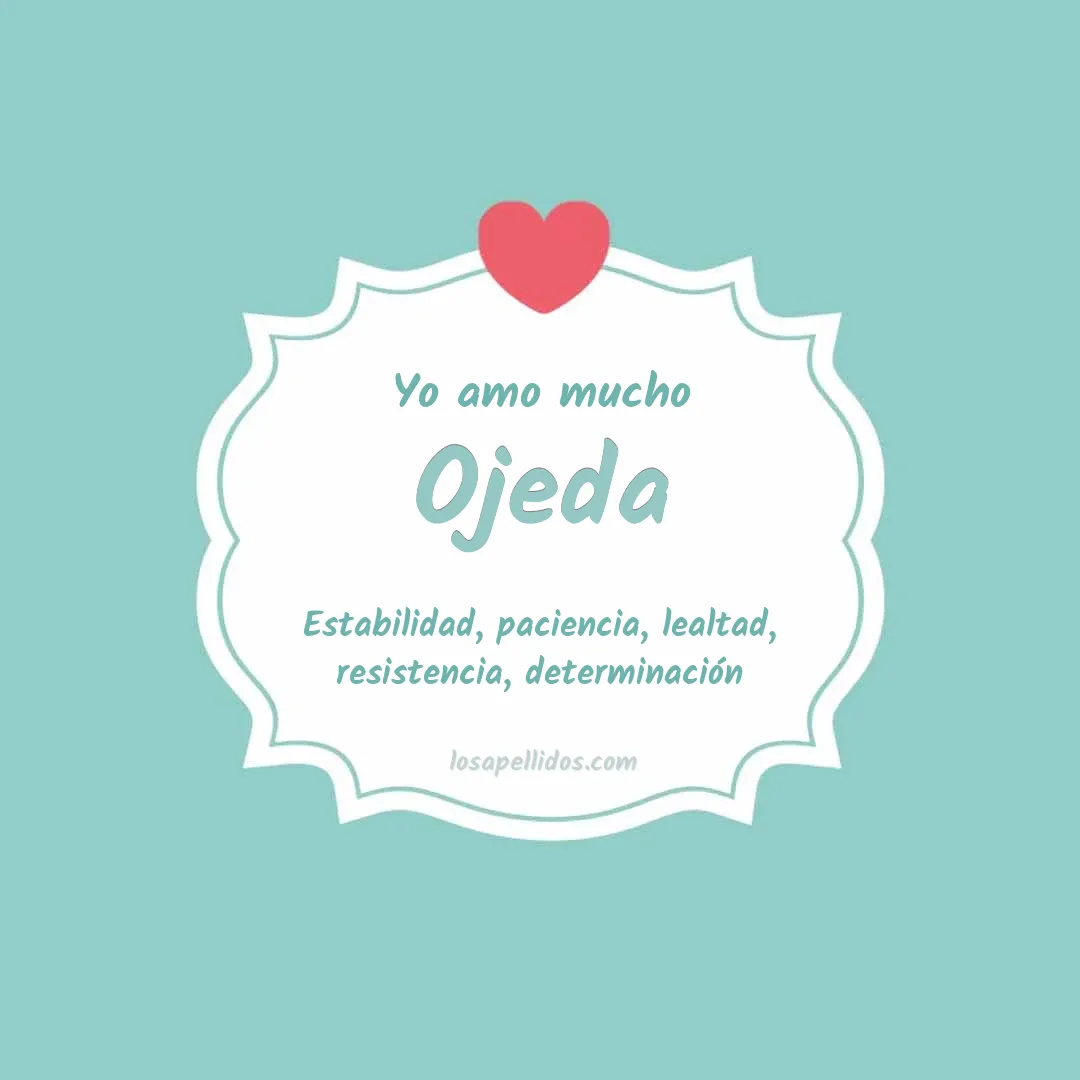 Yo amo mucho Ojeda