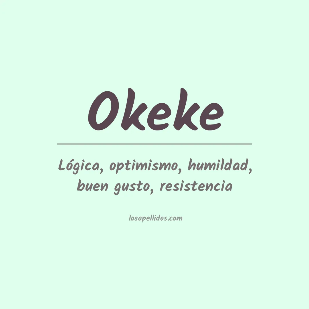 Apellido Okeke