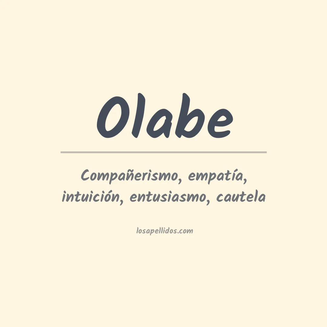 Apellido Olabe