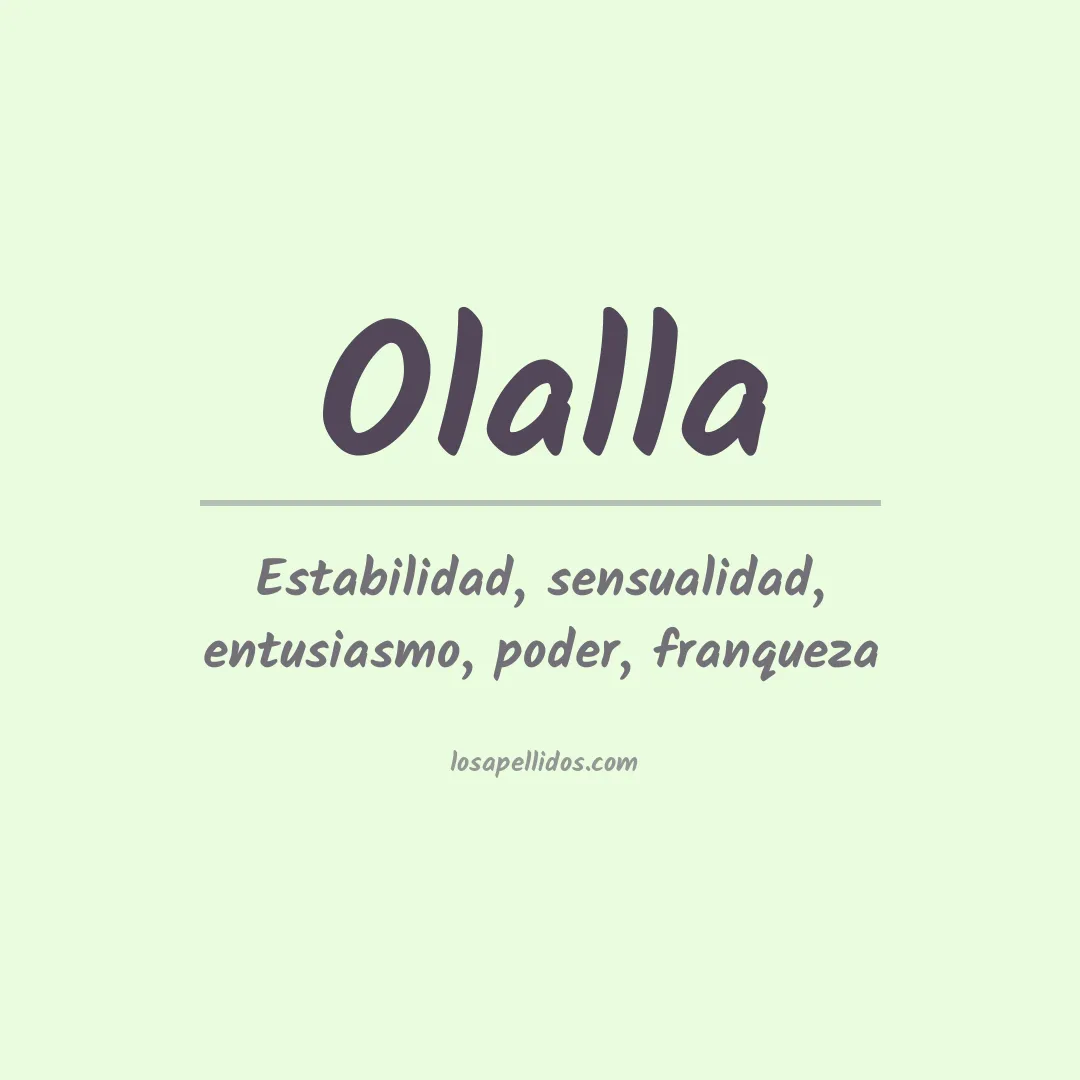Apellido Olalla