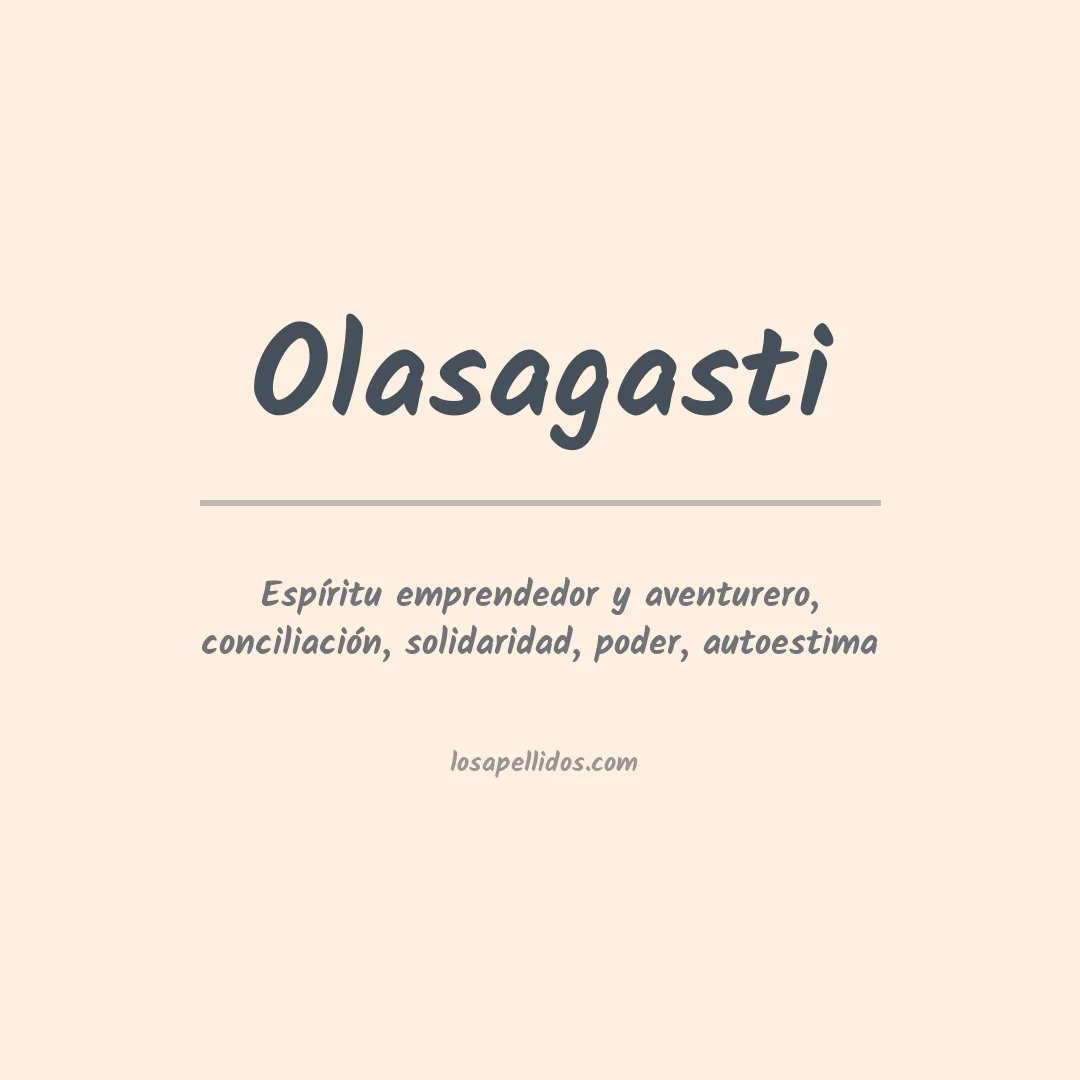 Apellido Olasagasti