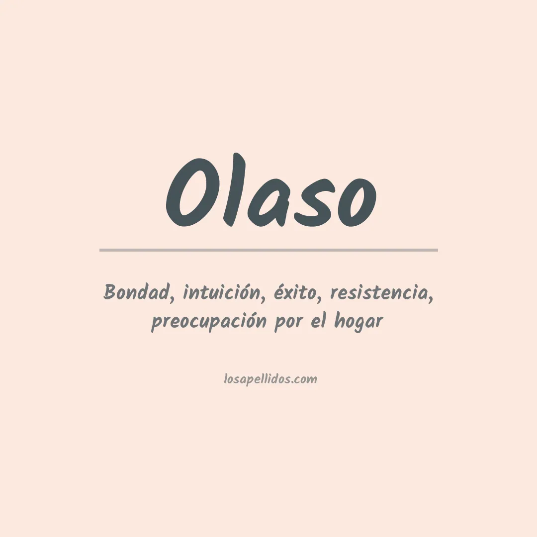 Apellido Olaso