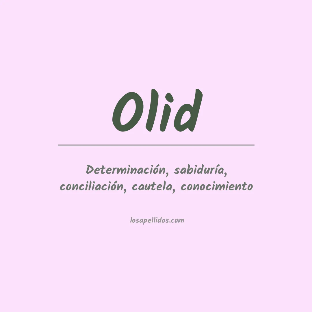 Apellido Olid