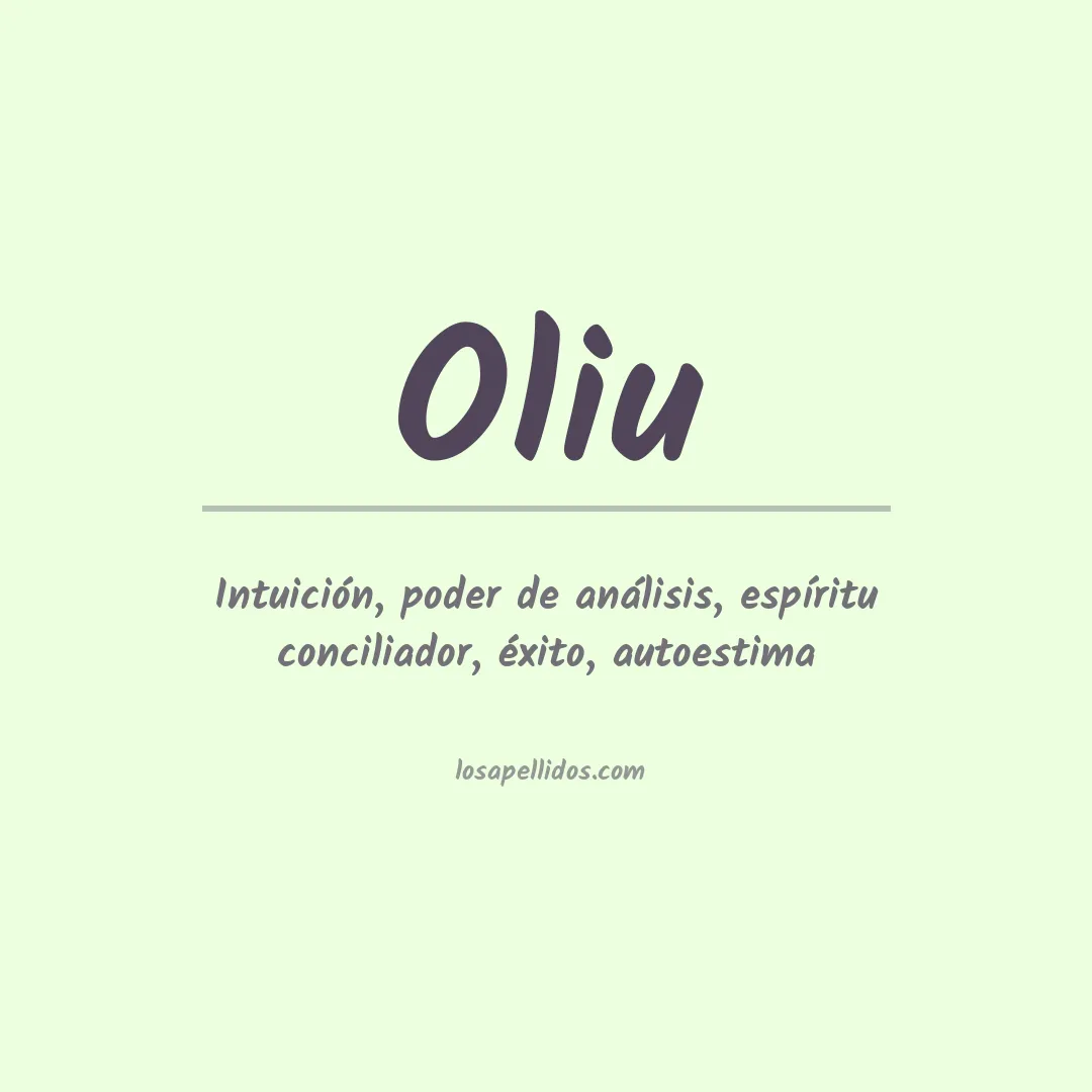 Apellido Oliu