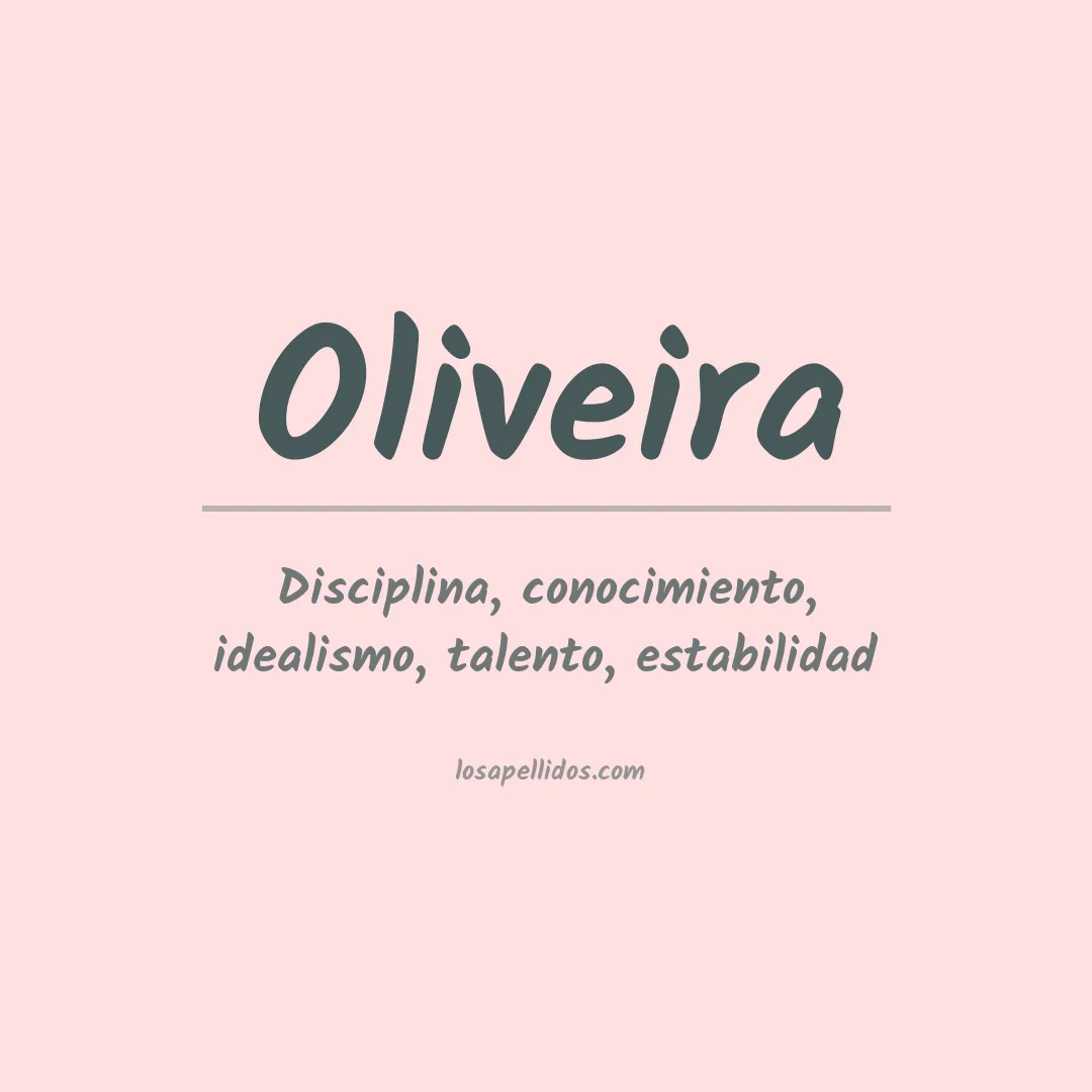 Apellido Oliveira