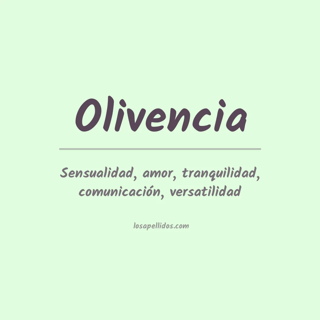 Apellido Olivencia