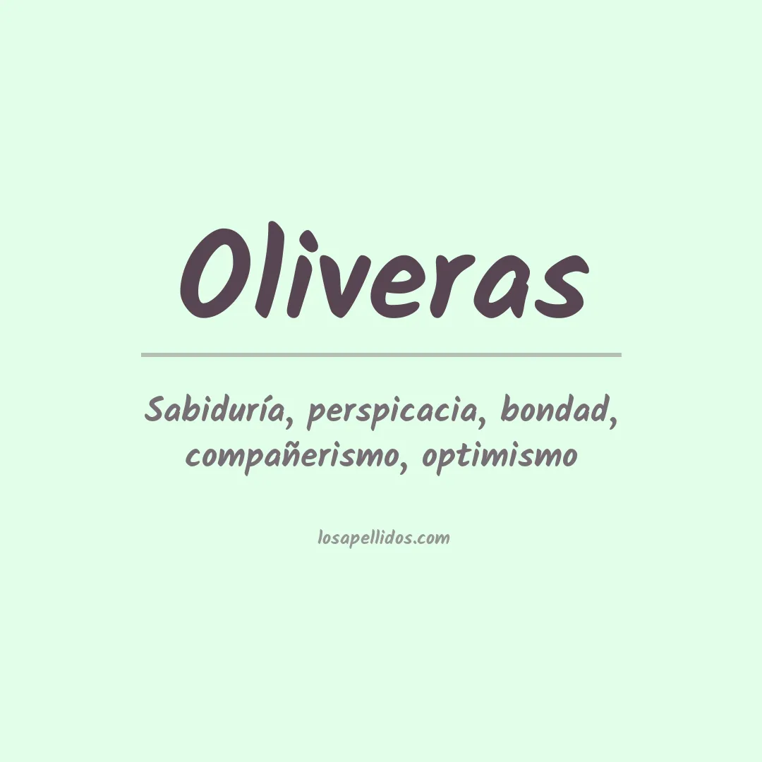 Apellido Oliveras