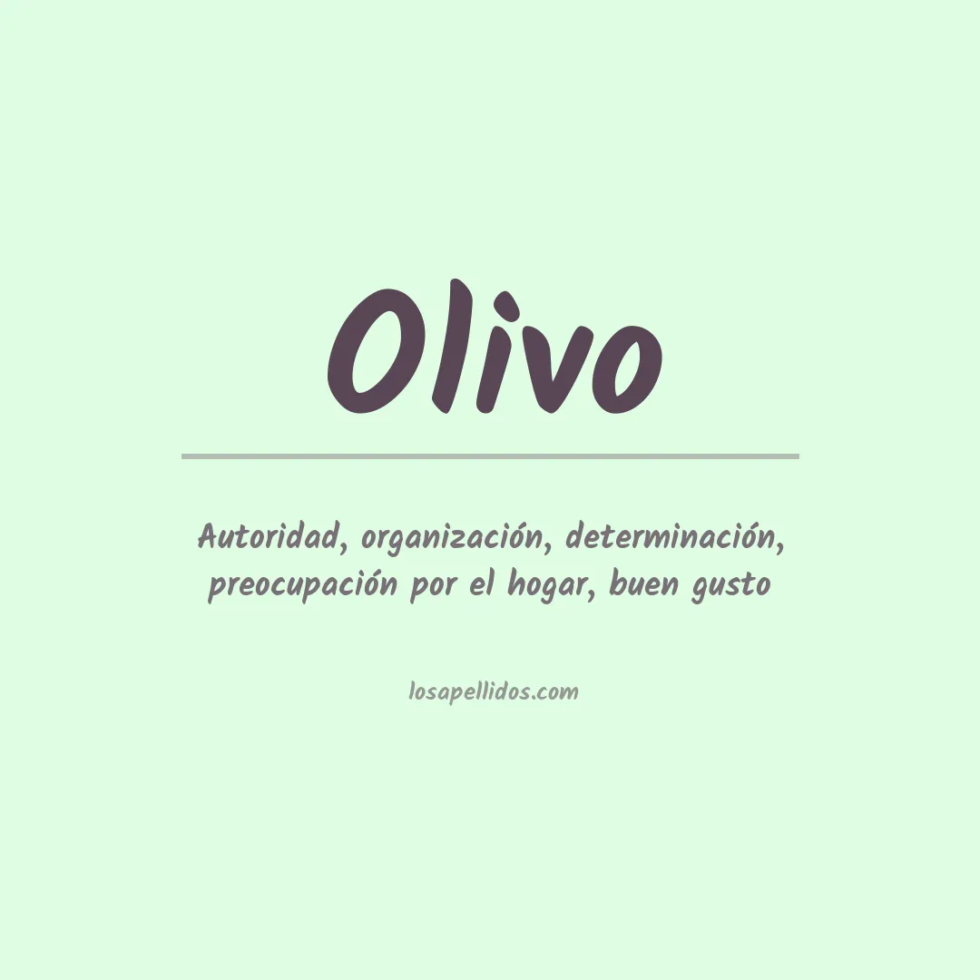 Apellido Olivo