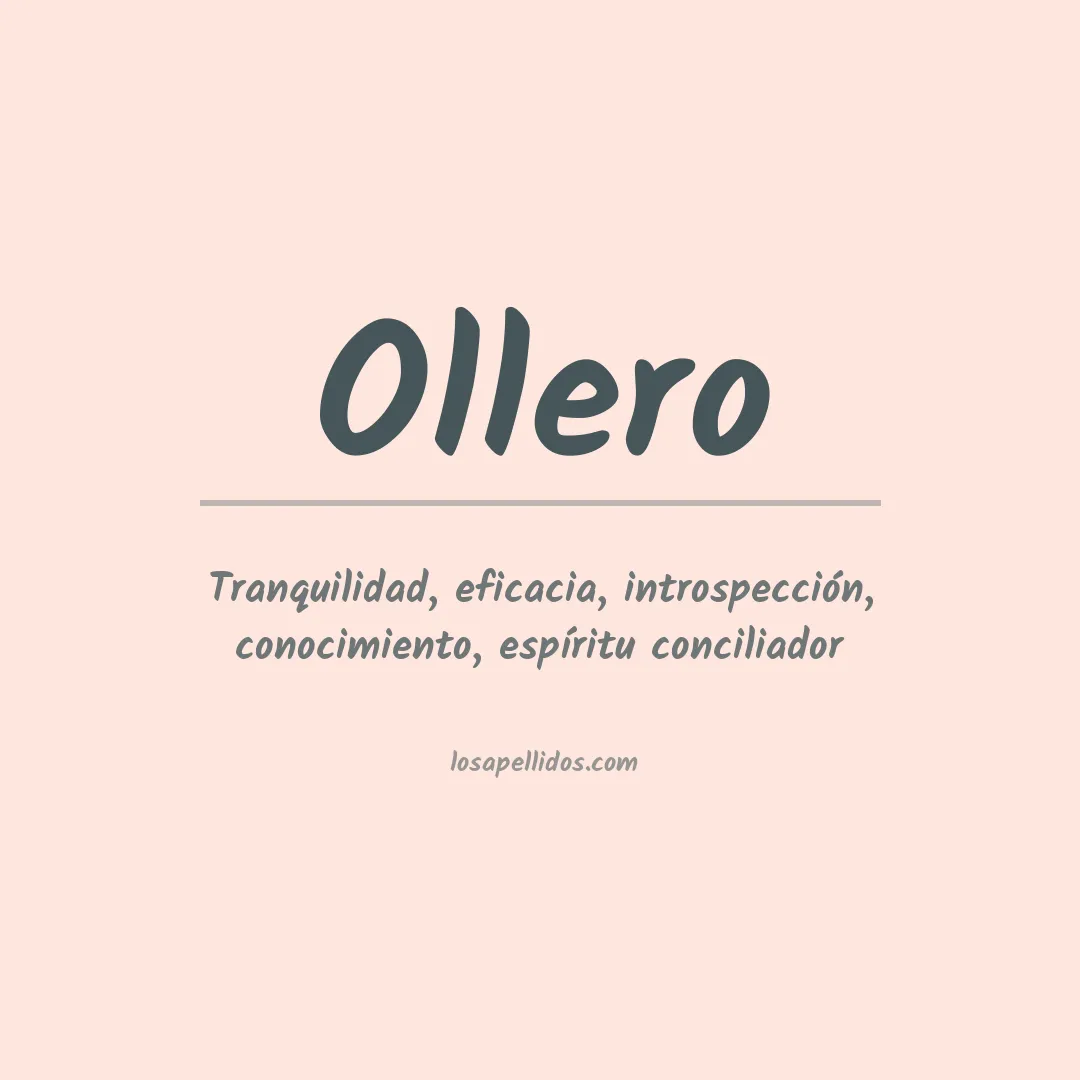 Apellido Ollero