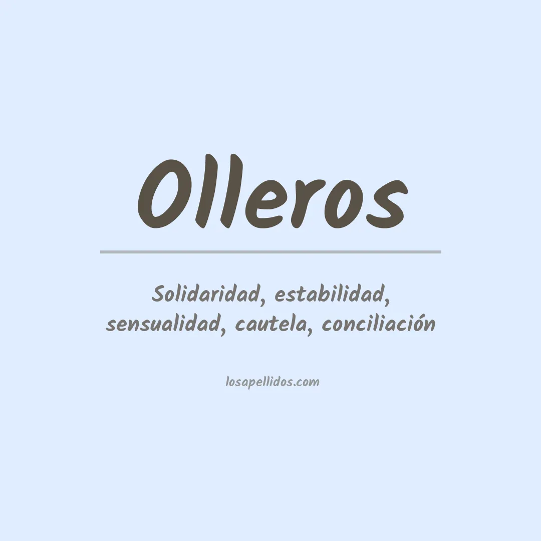 Apellido Olleros