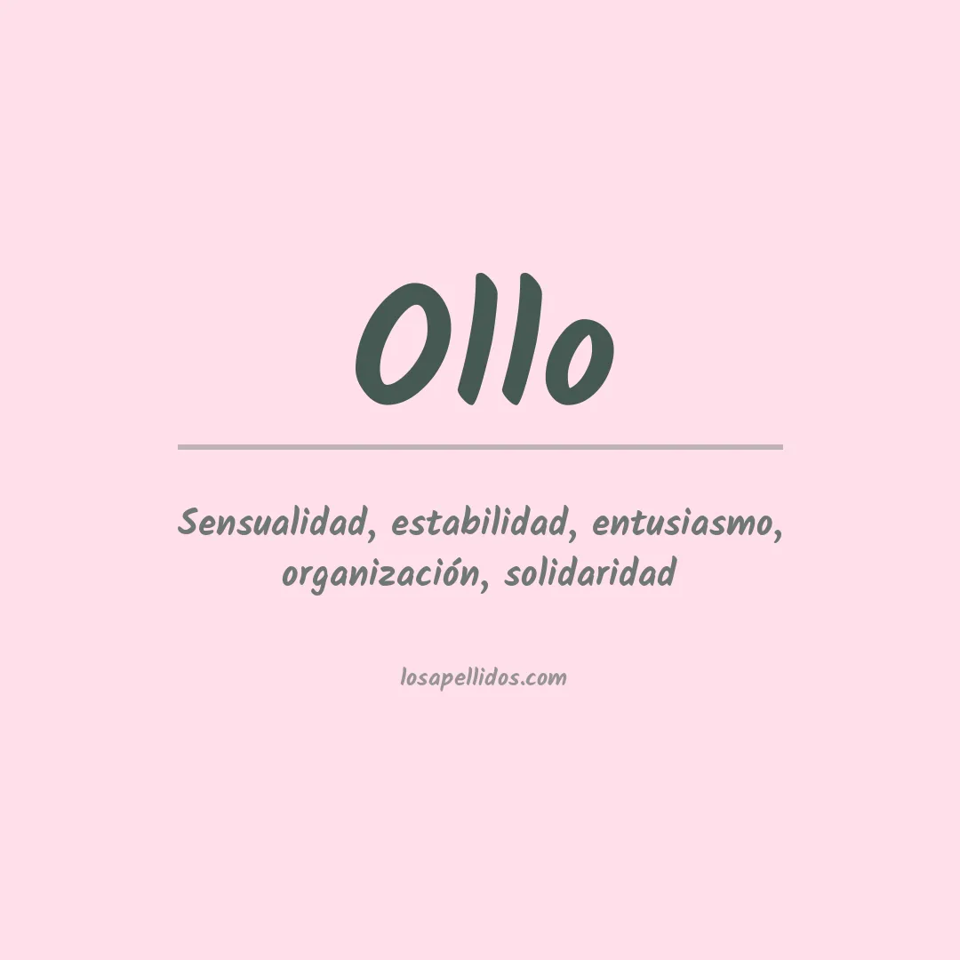Apellido Ollo