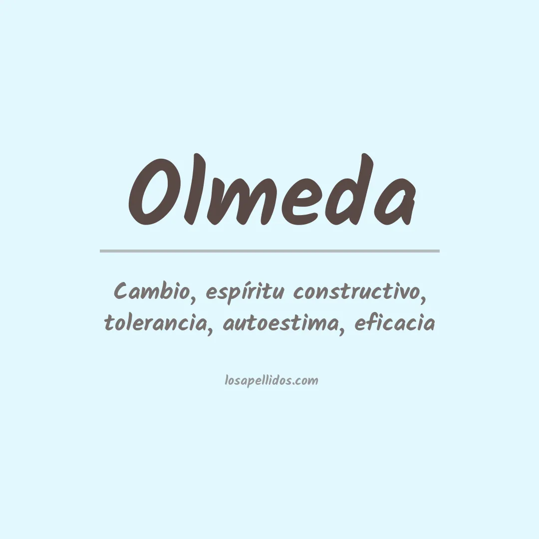 Apellido Olmeda