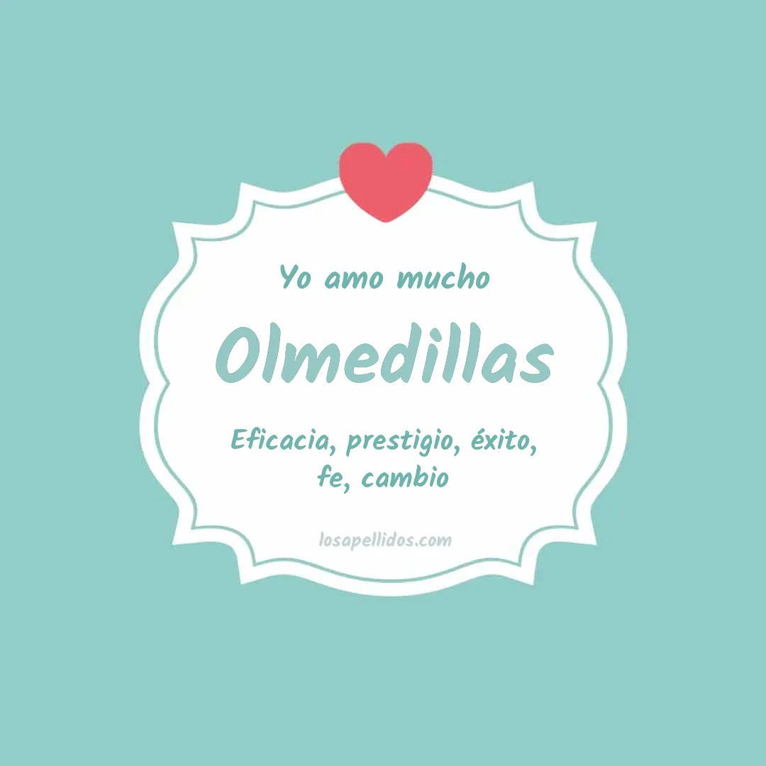 Yo amo mucho Olmedillas