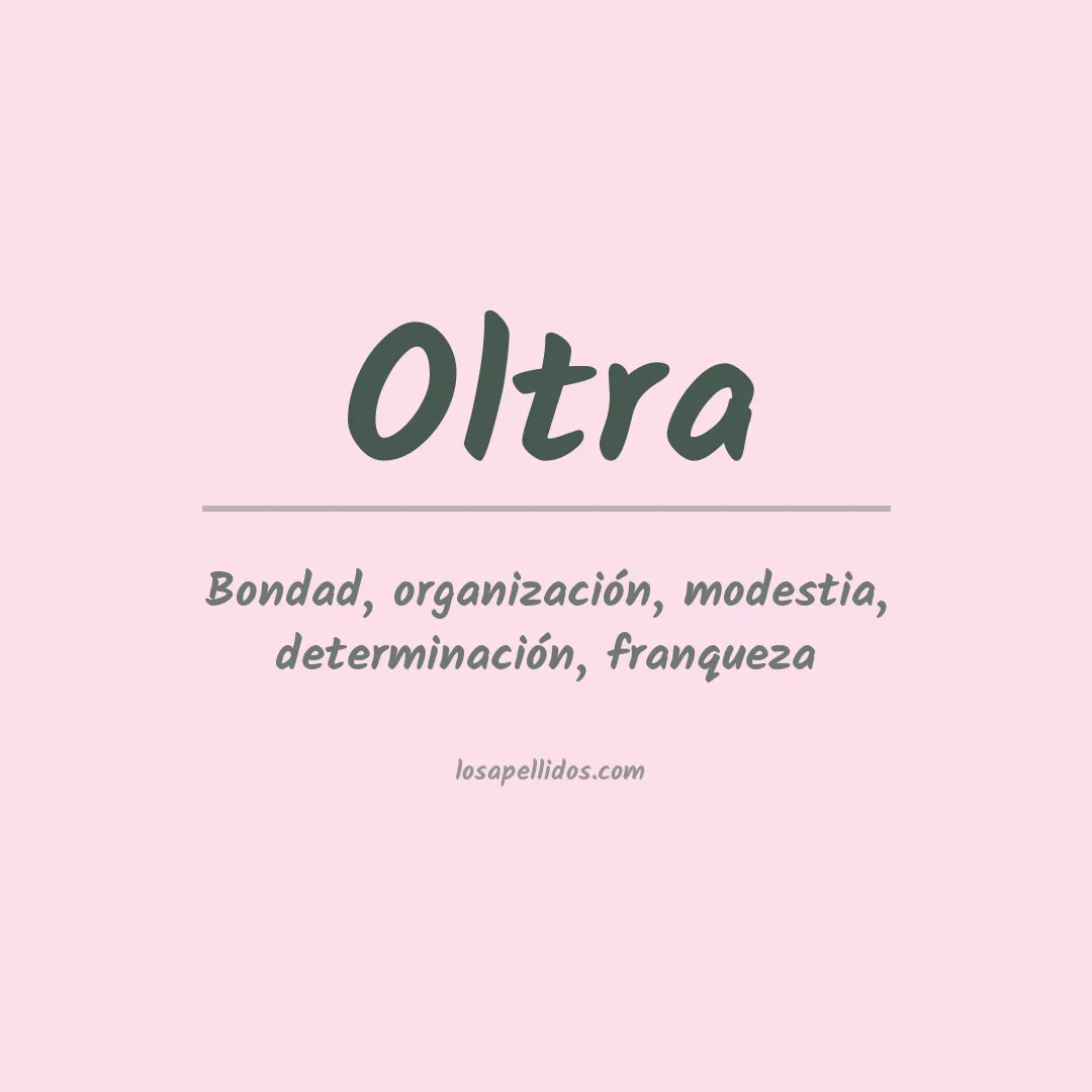 Apellido Oltra