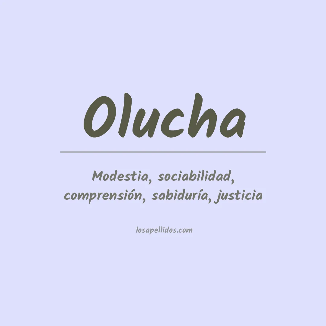 Apellido Olucha