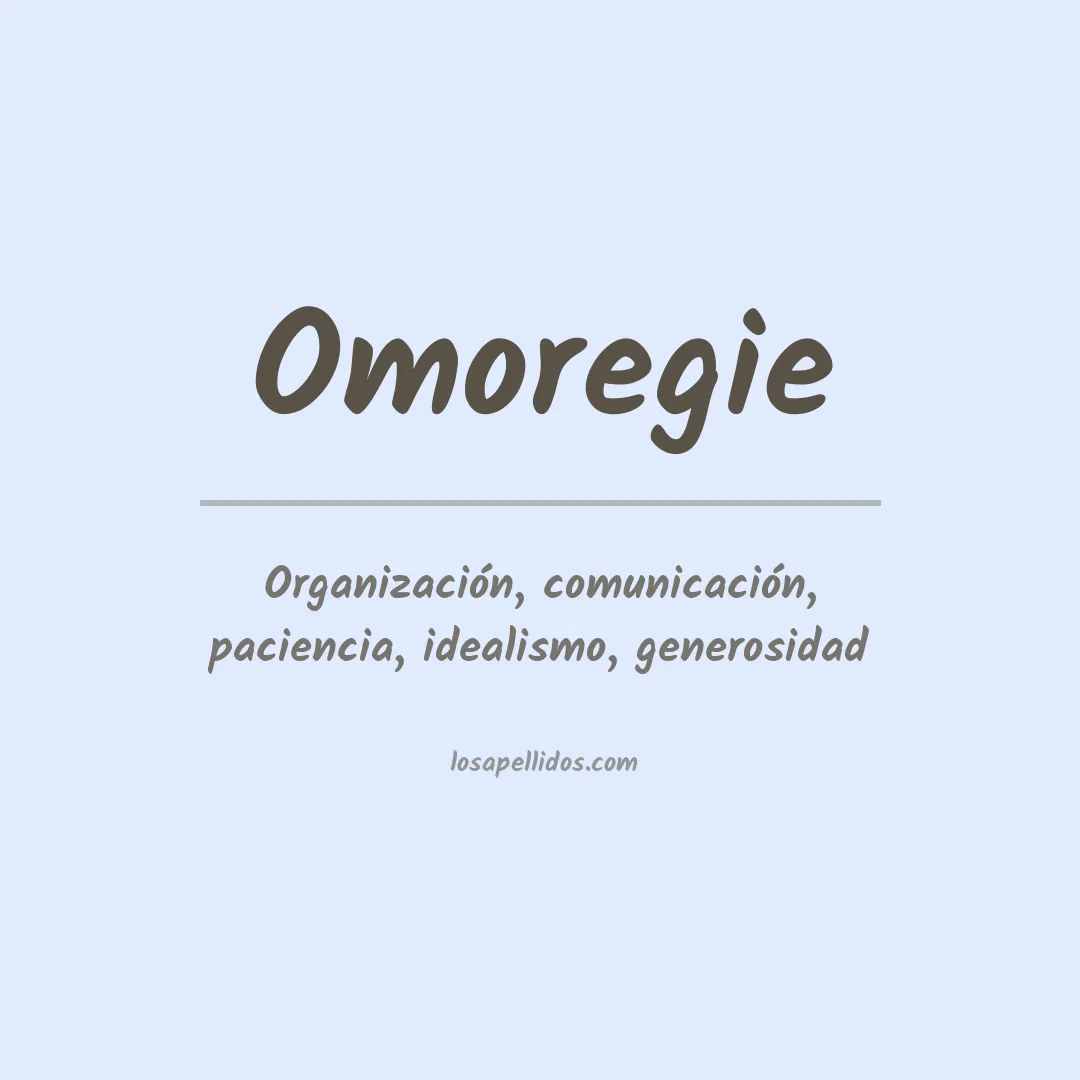 Apellido Omoregie