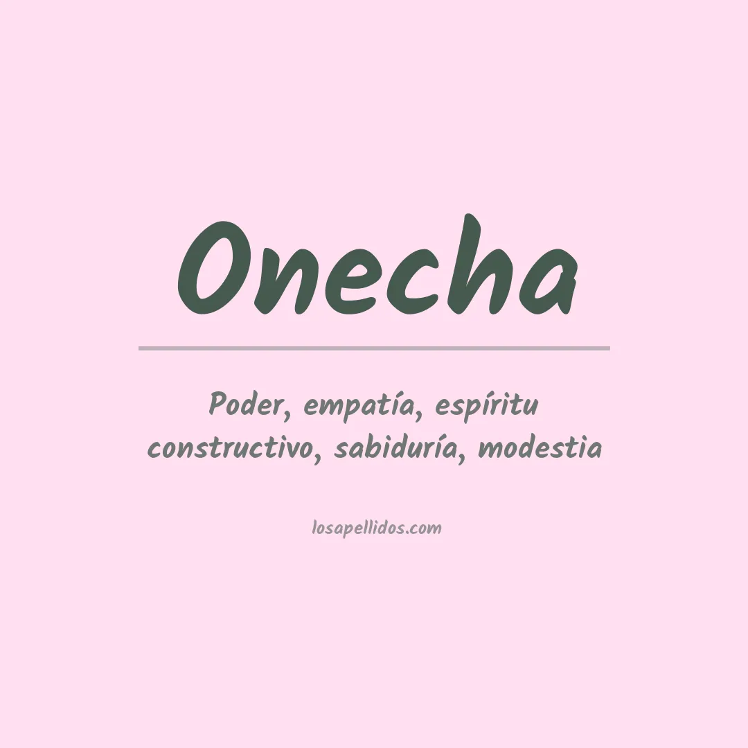 Apellido Onecha