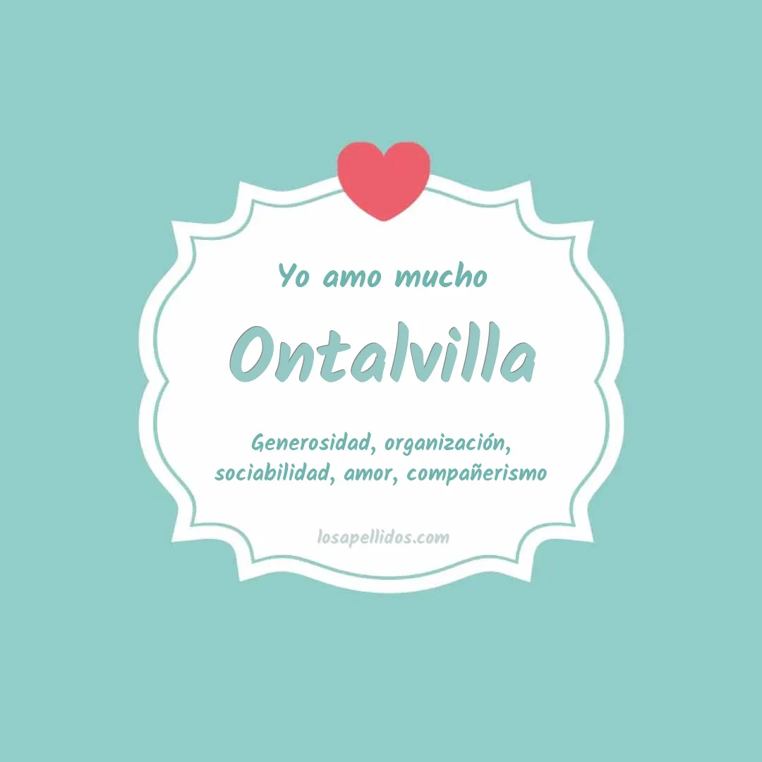 Yo amo mucho Ontalvilla