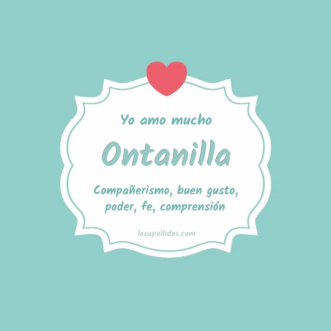 Yo amo mucho Ontanilla