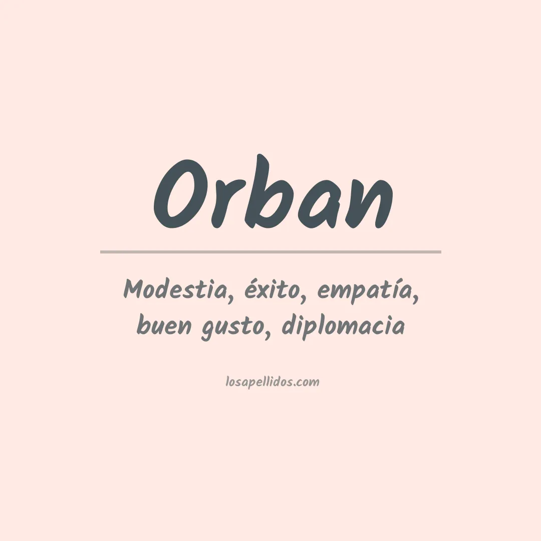Apellido Orban