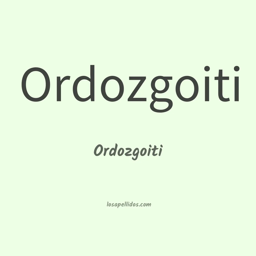 Ordozgoiti en chino