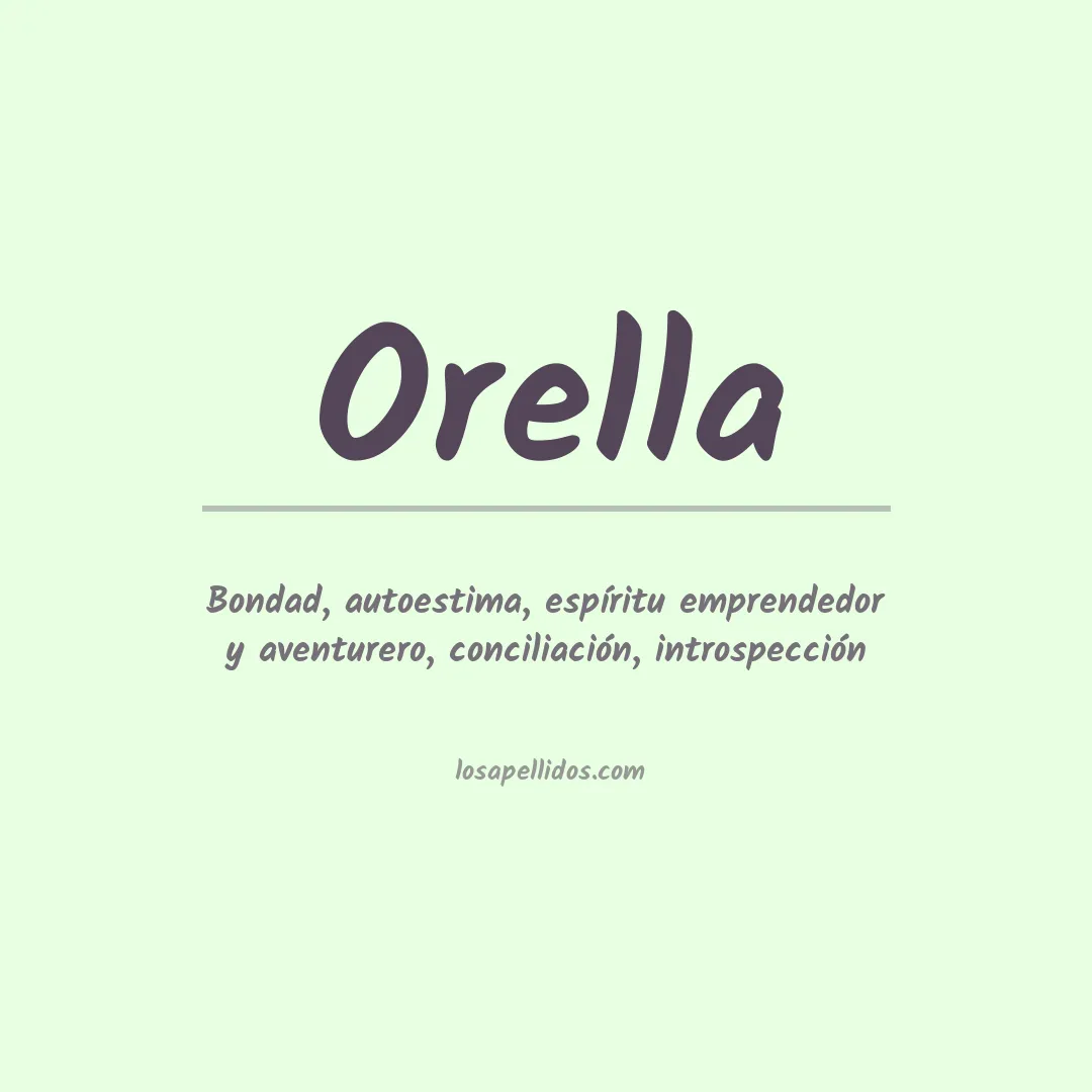 Apellido Orella