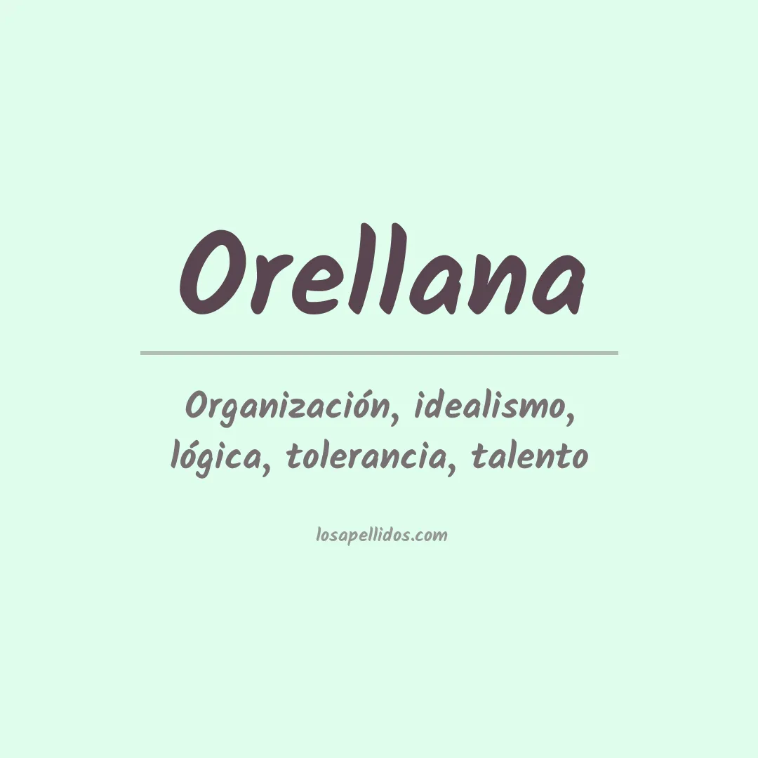 Apellido Orellana