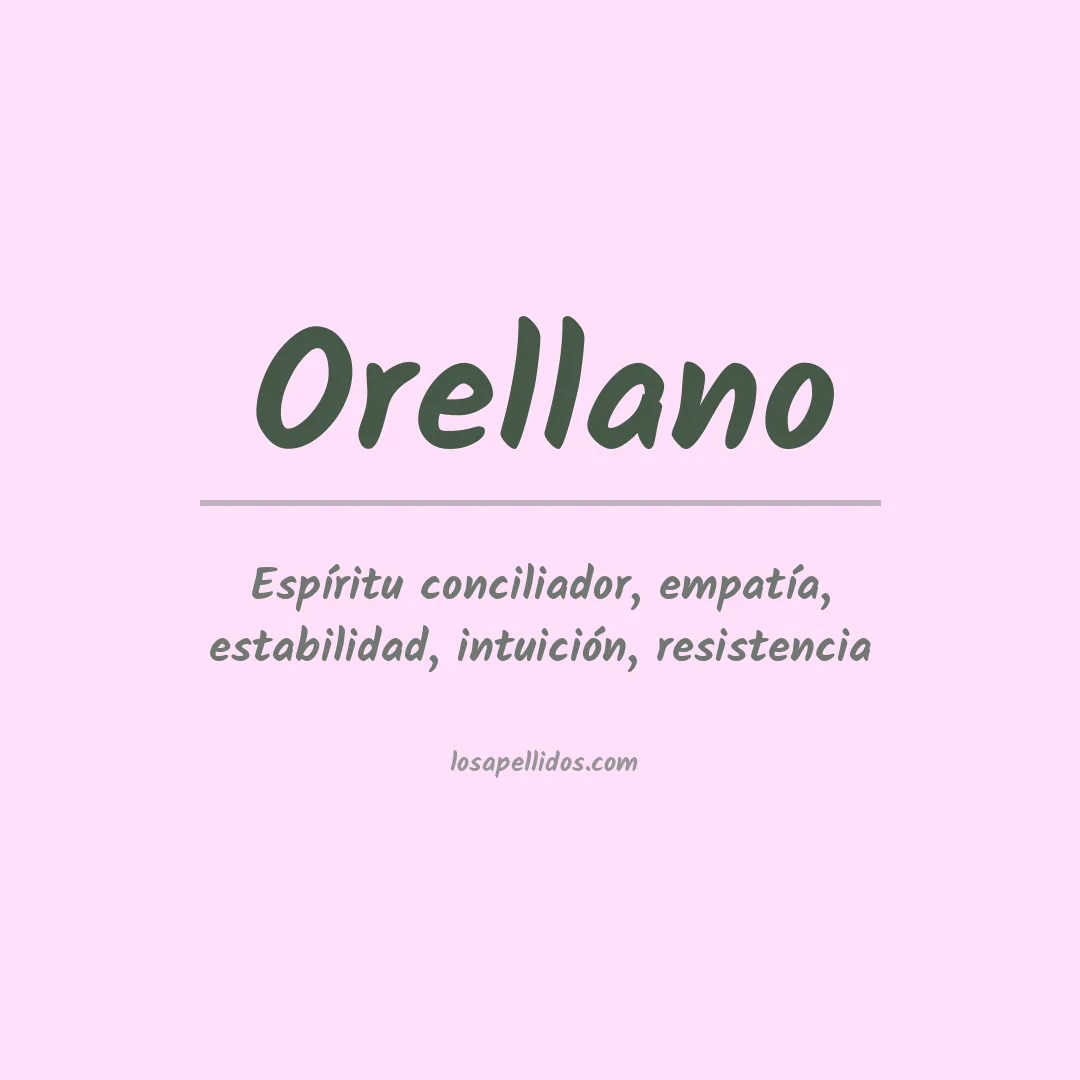 Apellido Orellano