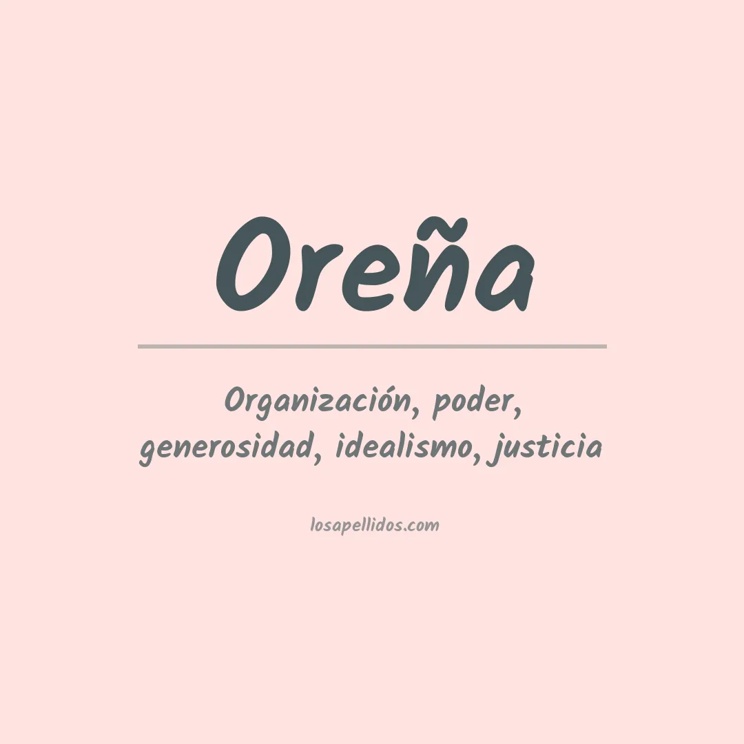 Apellido Oreña