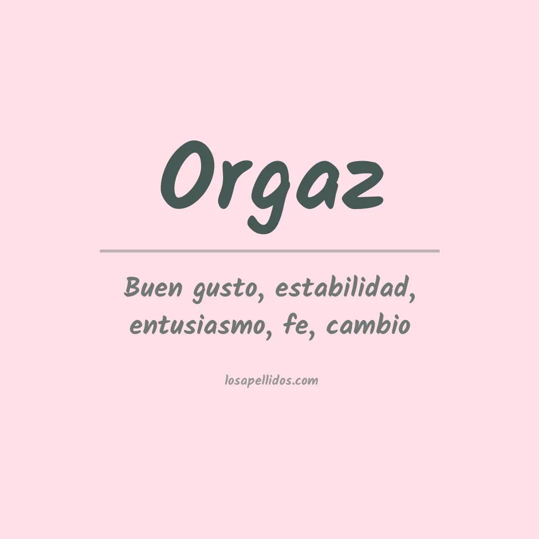 Apellido Orgaz