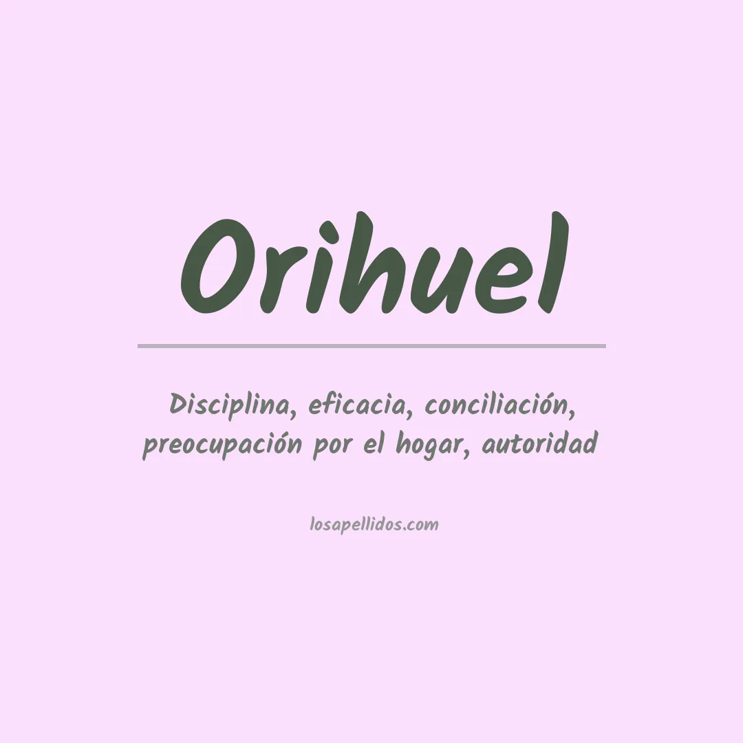 Apellido Orihuel
