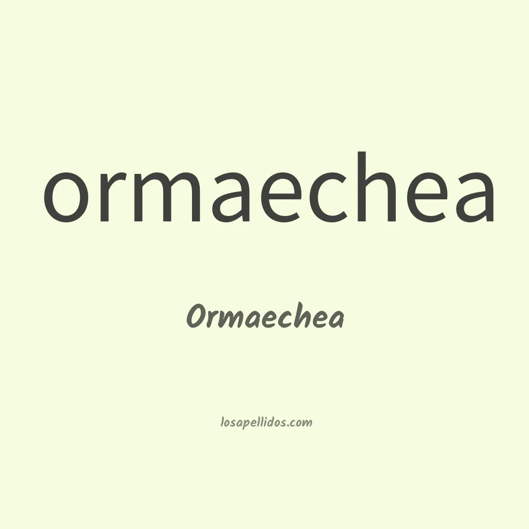 Ormaechea en chino