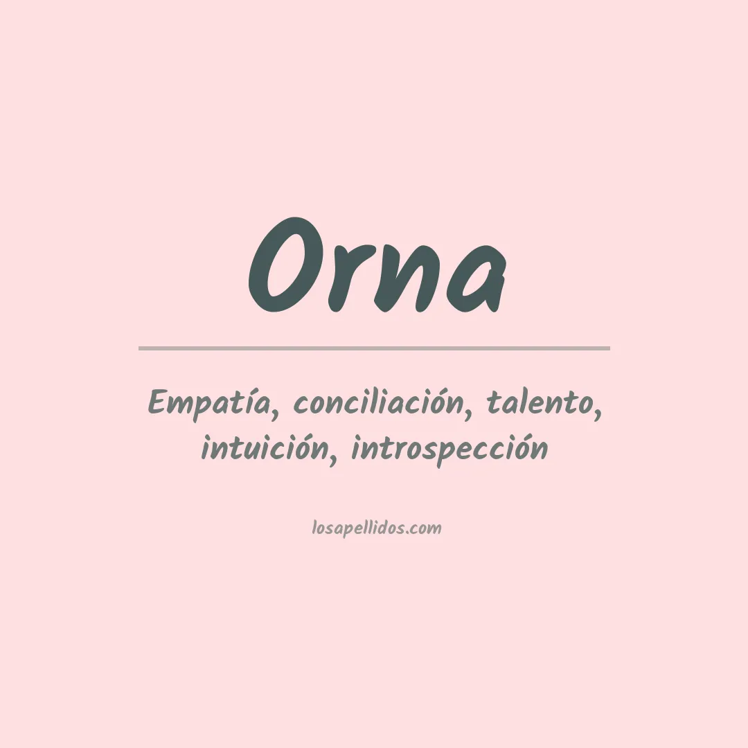 Apellido Orna