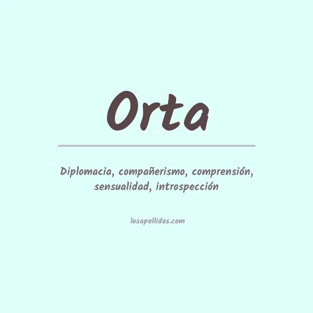 Apellido Orta