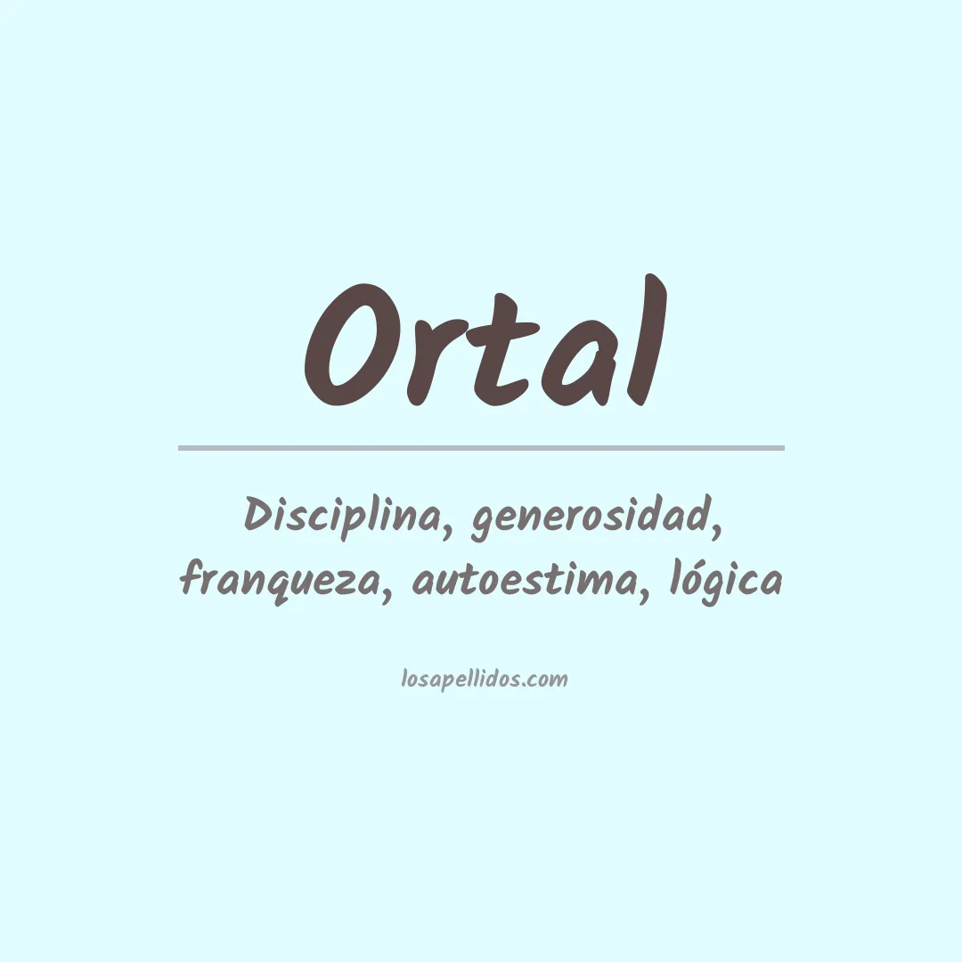 Apellido Ortal