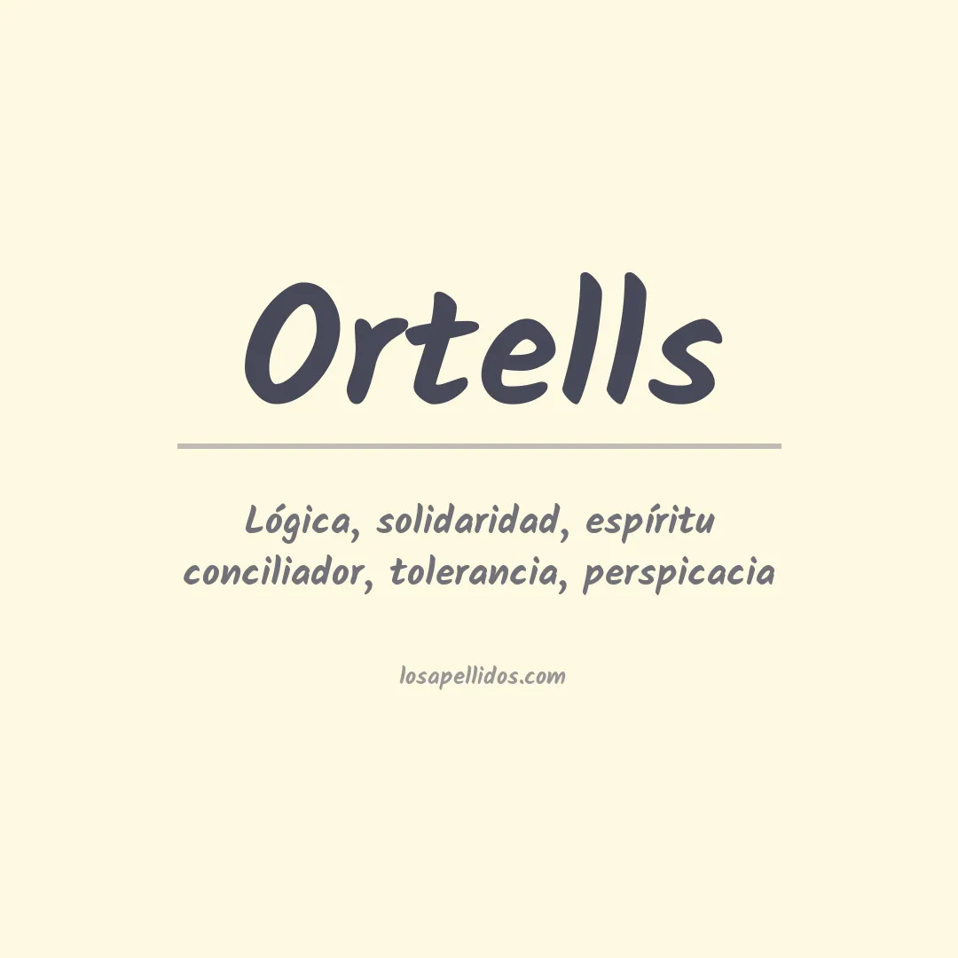 Apellido Ortells