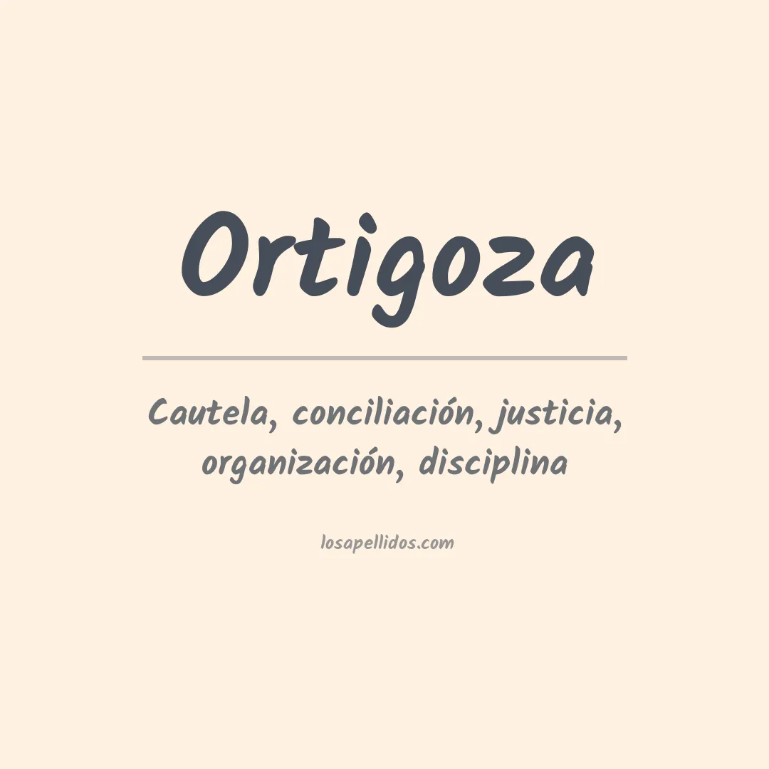 Apellido Ortigoza