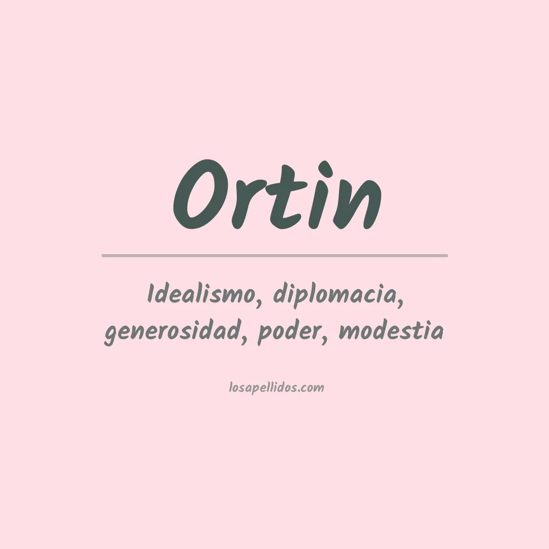Apellido Ortin