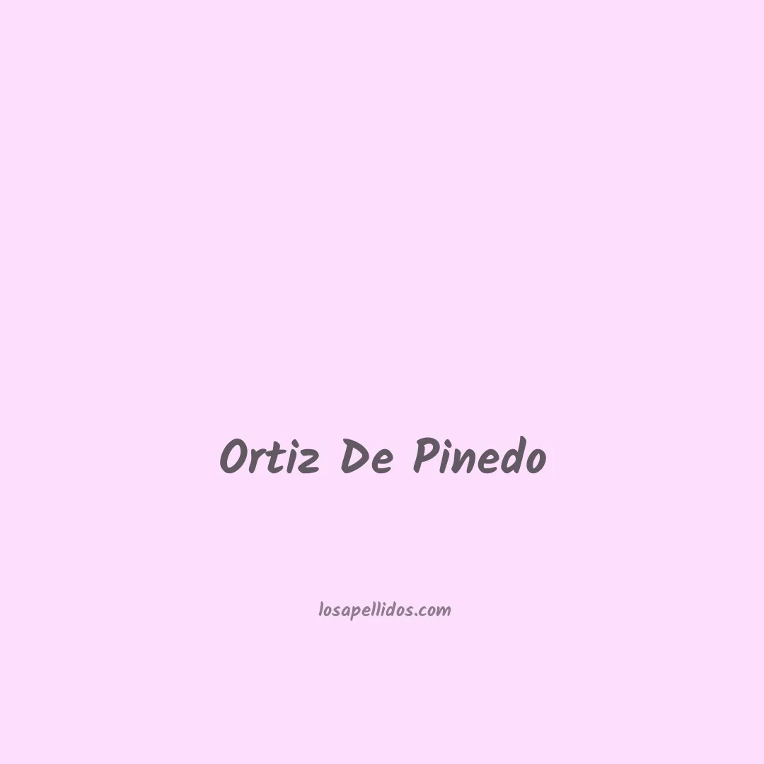 Ortiz de pinedo en chino