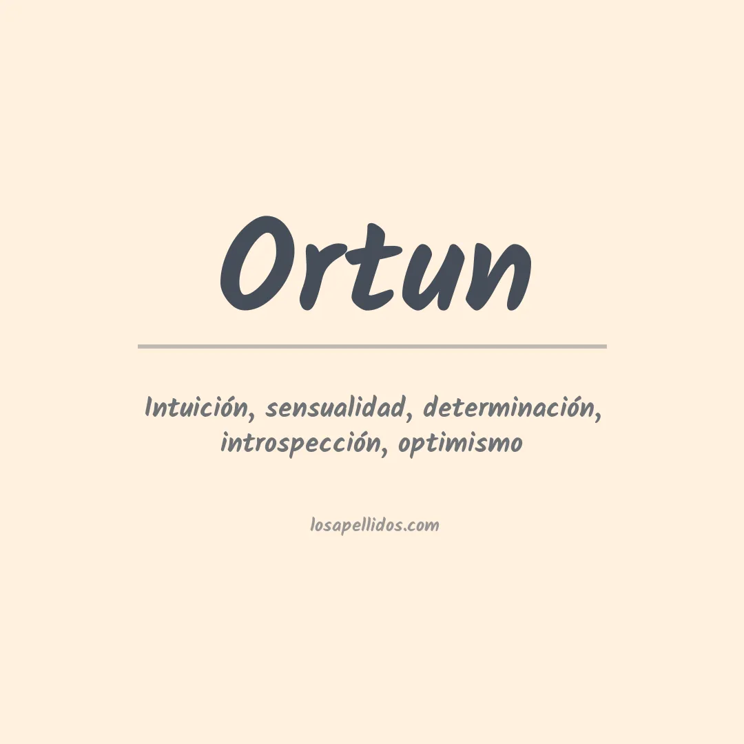 Apellido Ortun