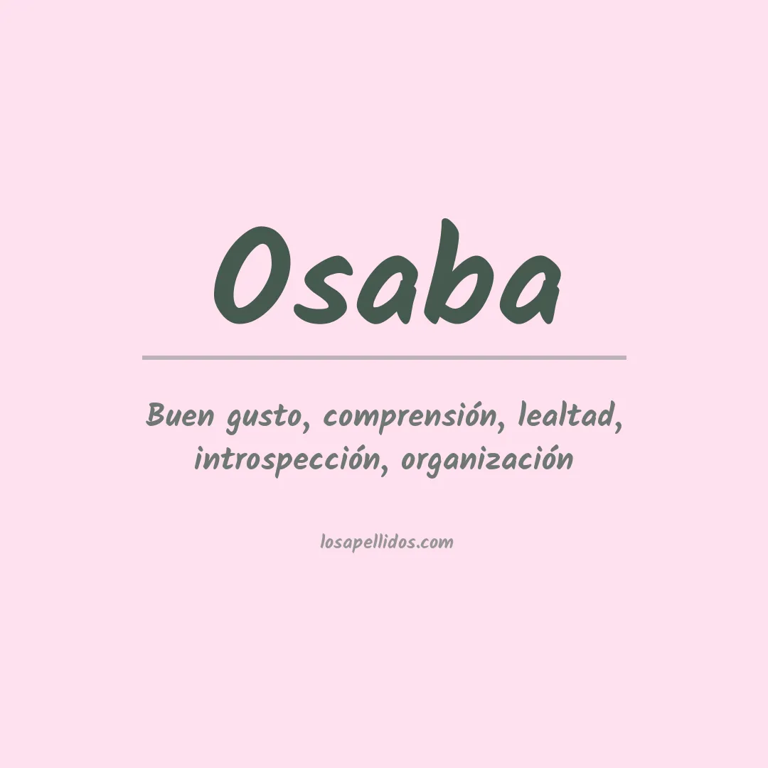 Apellido Osaba