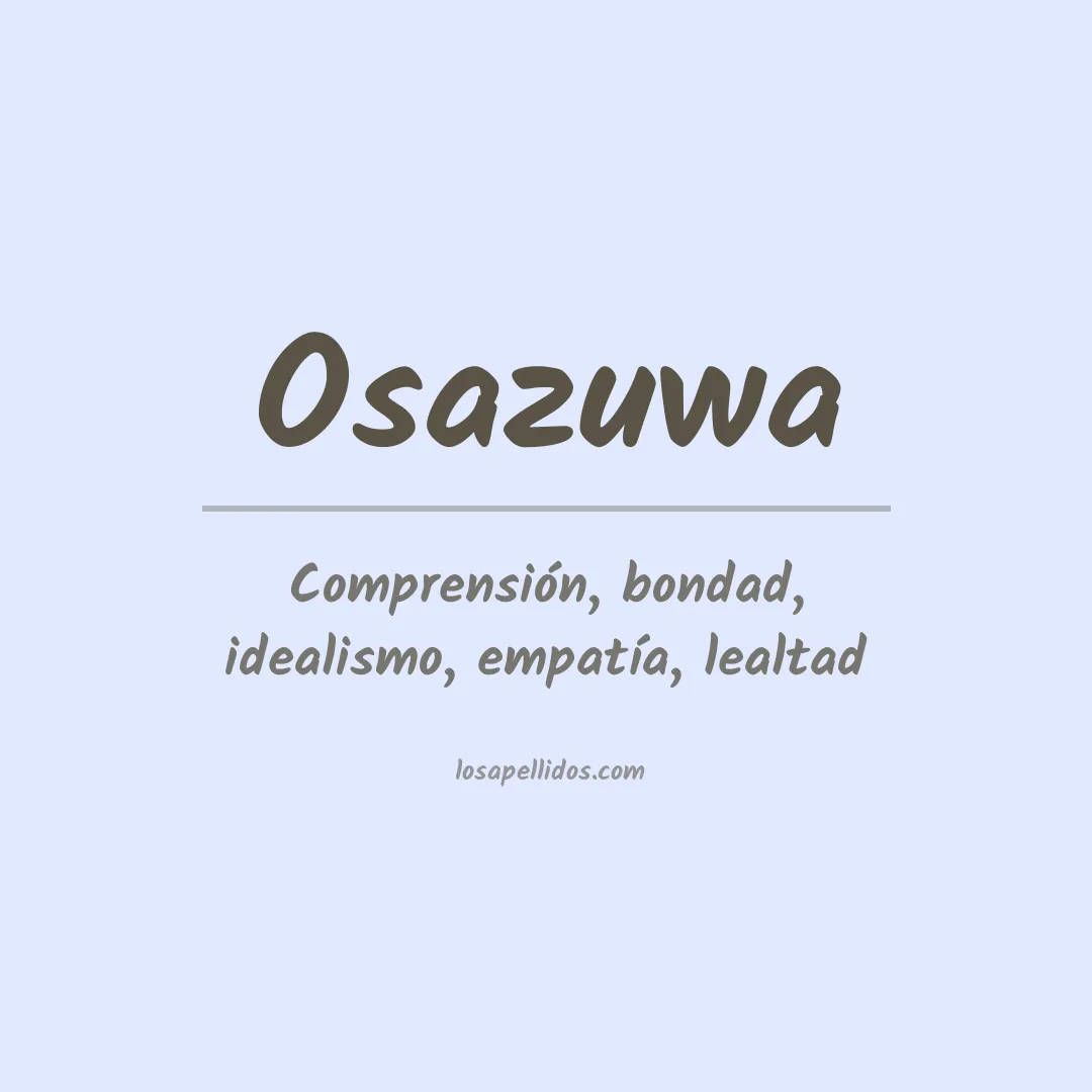 Apellido Osazuwa