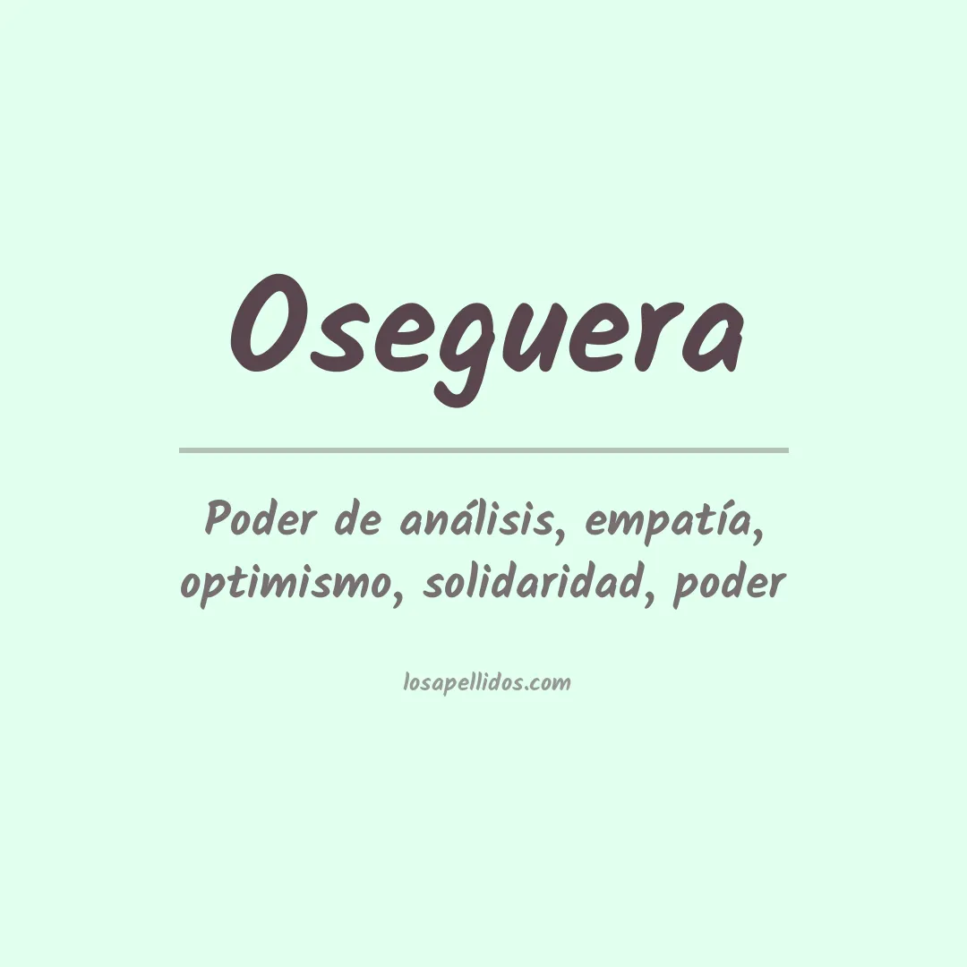 Apellido Oseguera