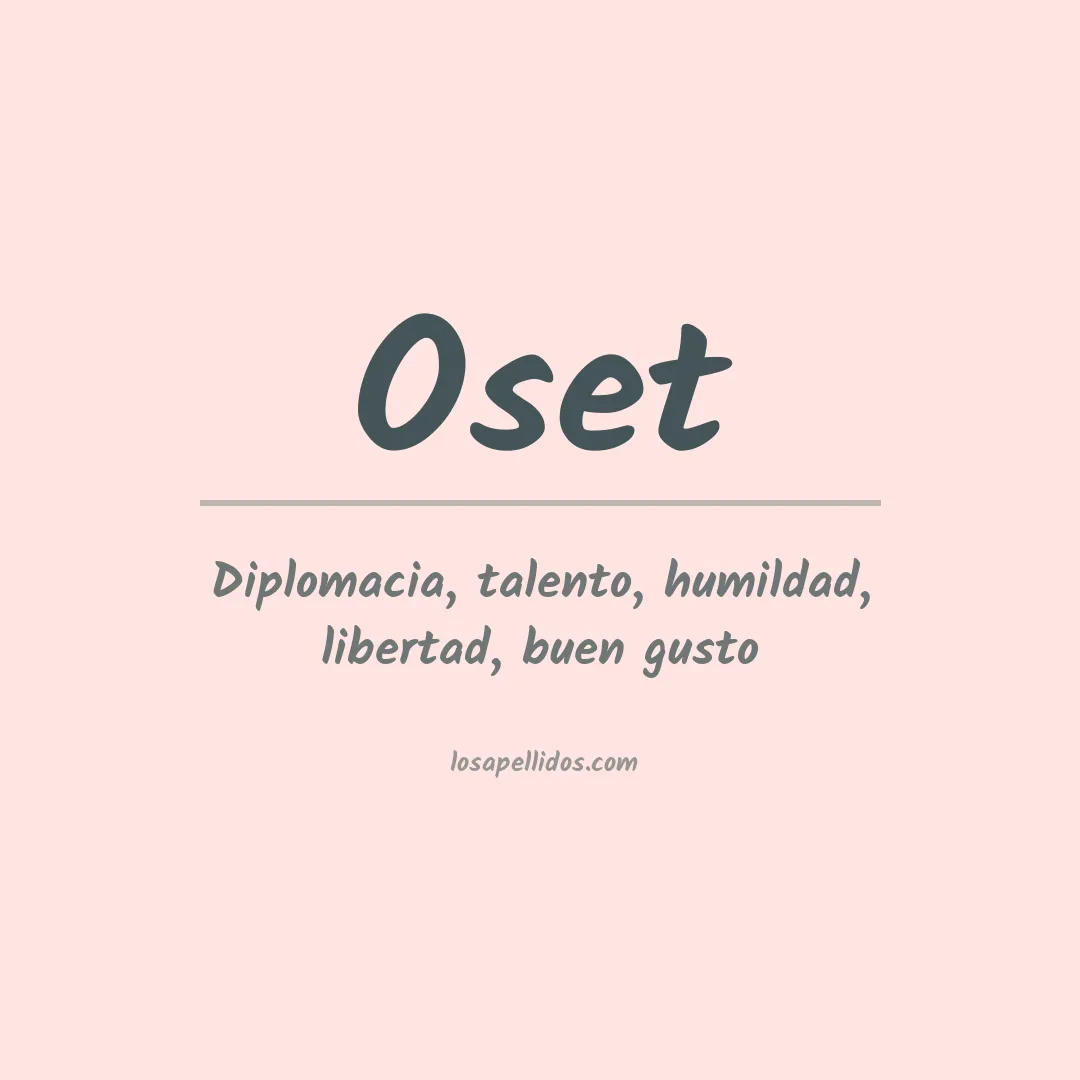 Apellido Oset