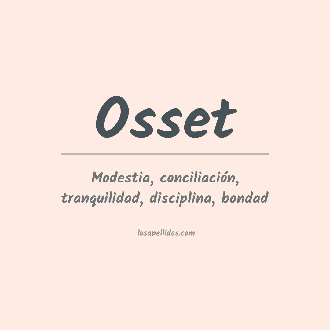 Apellido Osset