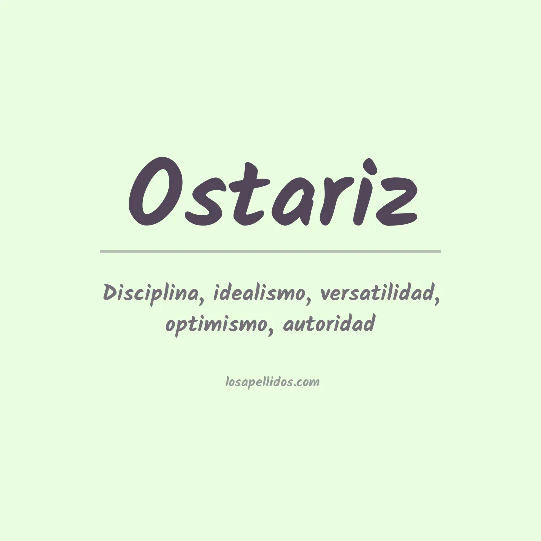 Apellido Ostariz