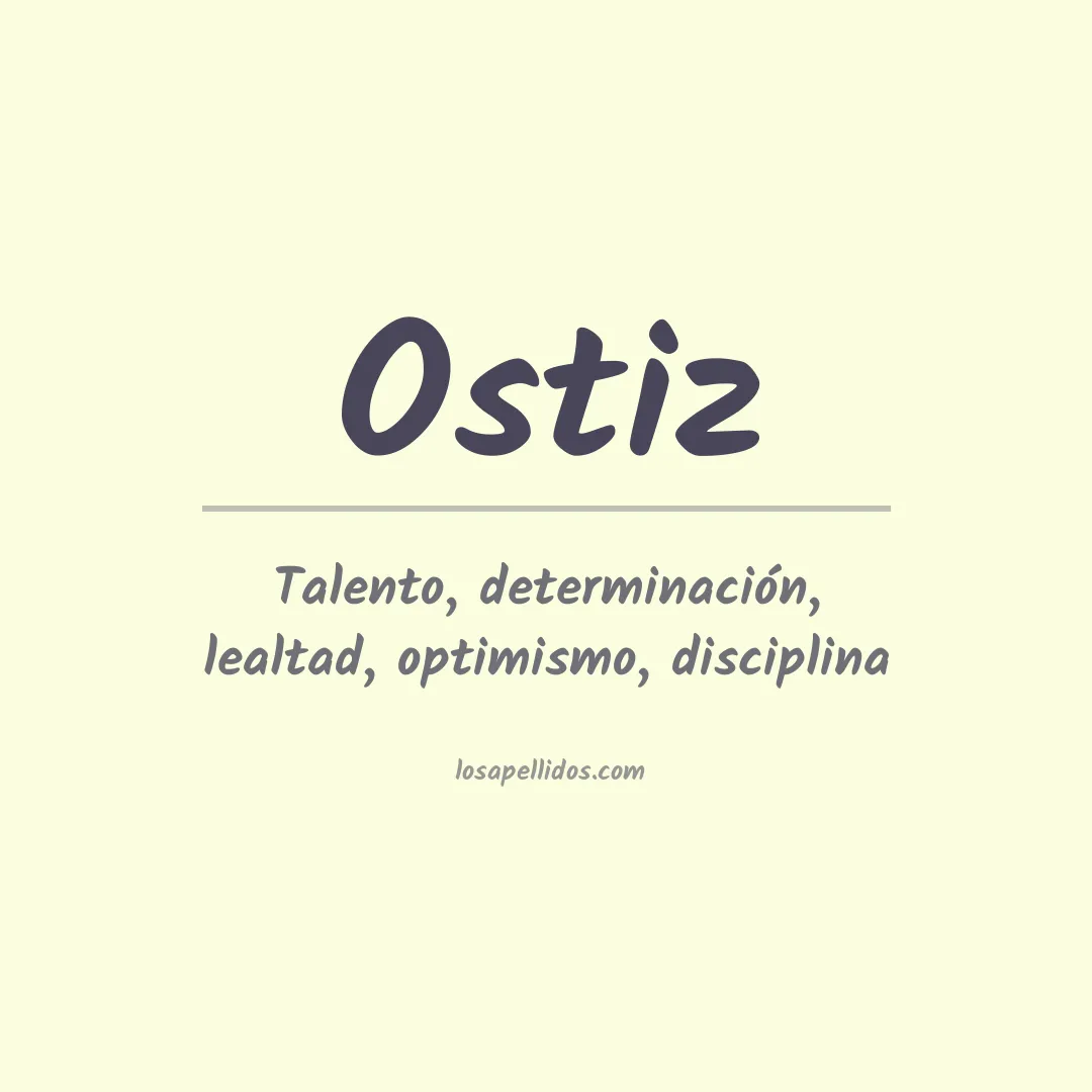 Apellido Ostiz