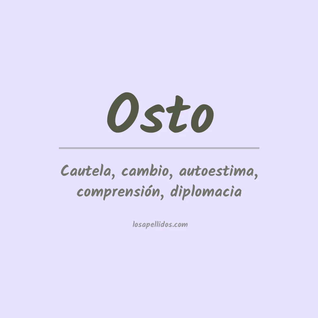Apellido Osto