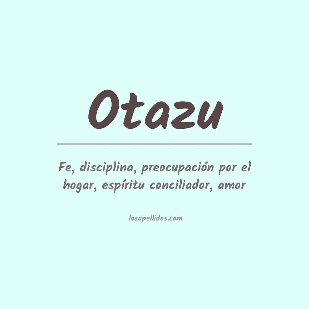 Apellido Otazu