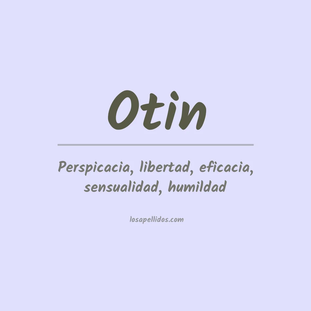 Apellido Otin